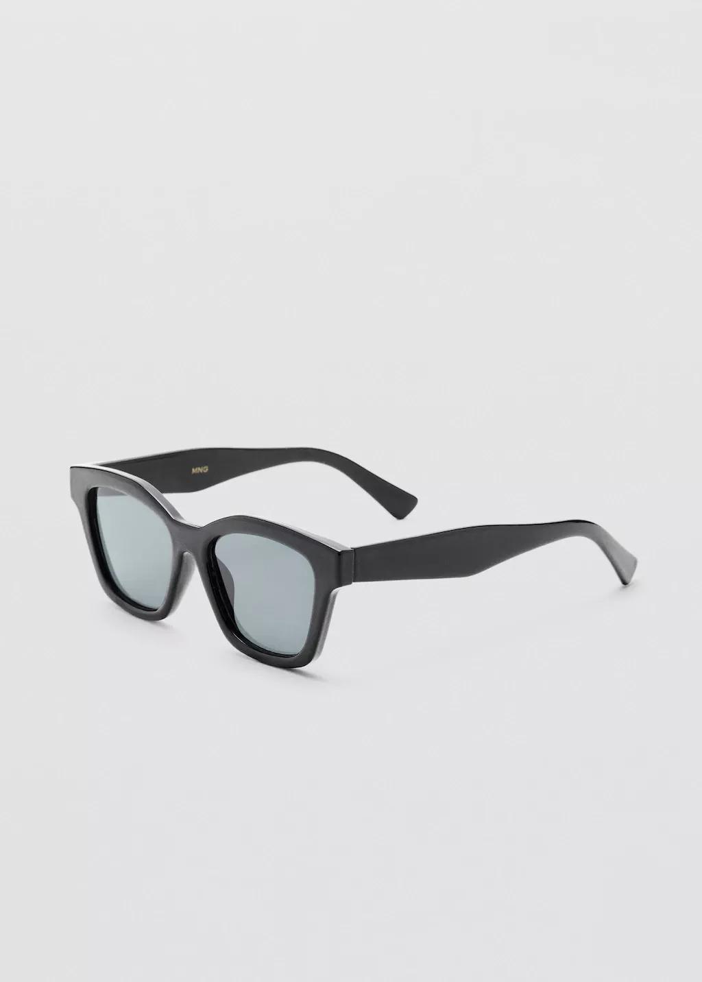 Black Squared Frame Sunglasses, 0201_99, large image number 0