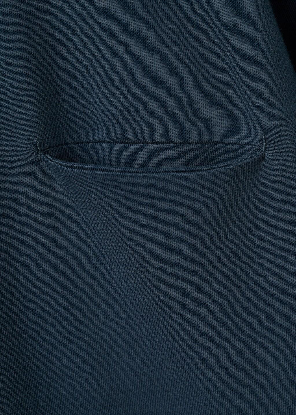 Navy Cotton T-Shirt With Pocket Detail, Kids Boys, Navy, large image number 2