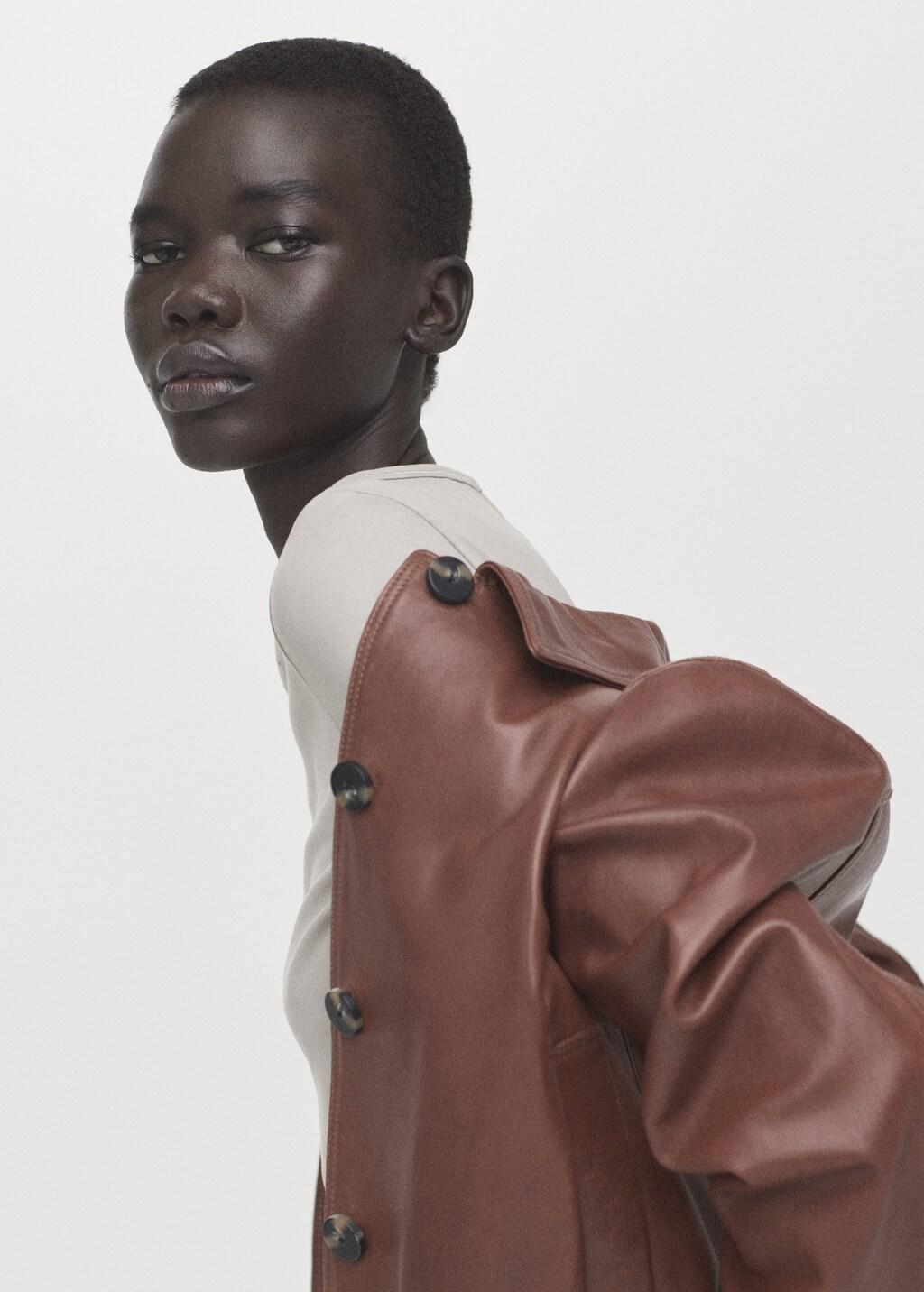 Grey Cotton Boat Neck T-Shirt, 0201_35, large image number 3