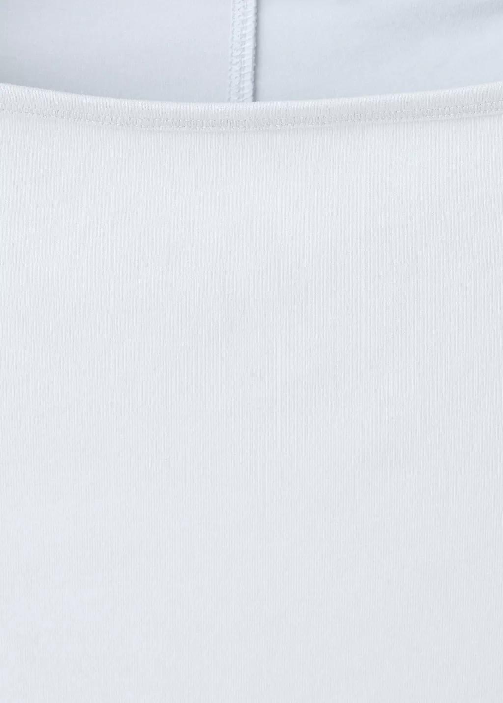 Blue Cotton Boat Neck T-Shirt, Light-Pastel Blue, large image number 5