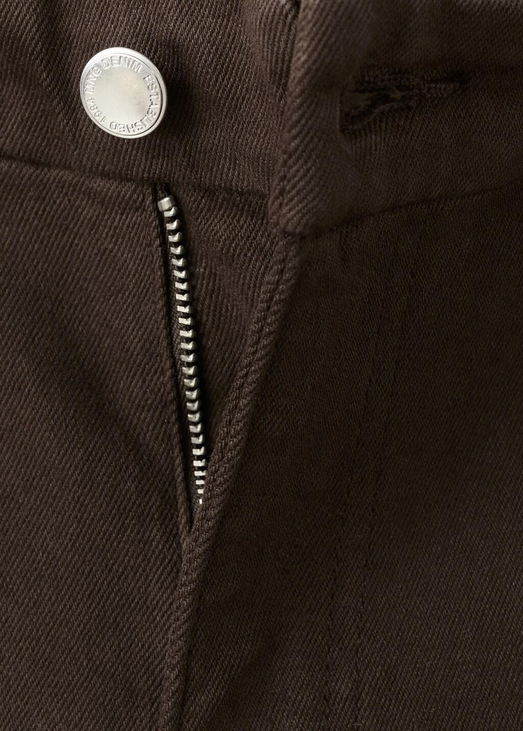 Brown Violet Flared High-Rise Jeans, Dark Brown, medium