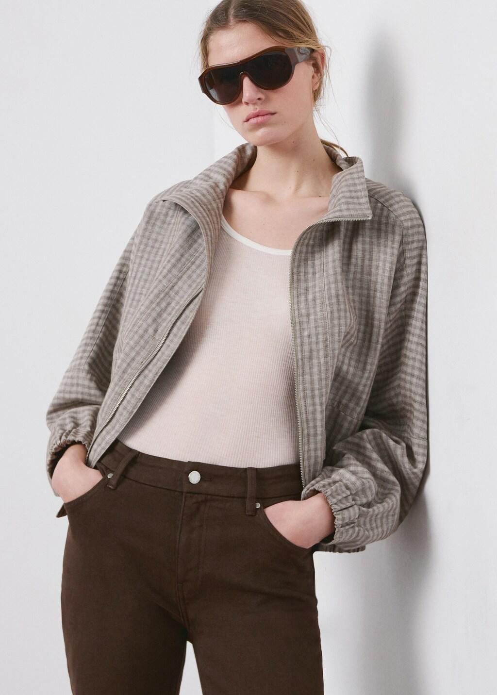 Brown Violet Flared High-Rise Jeans, 0201_32, large image number 4