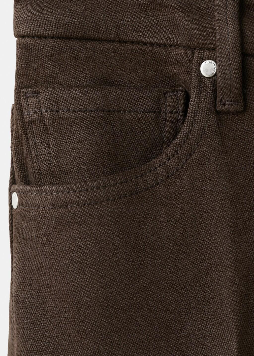 Brown Violet Flared High-Rise Jeans, 0201_32, large image number 5