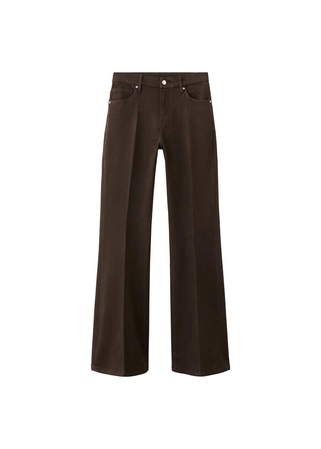 Brown Violet Flared High-Rise Jeans, 0201_32, large image number 6