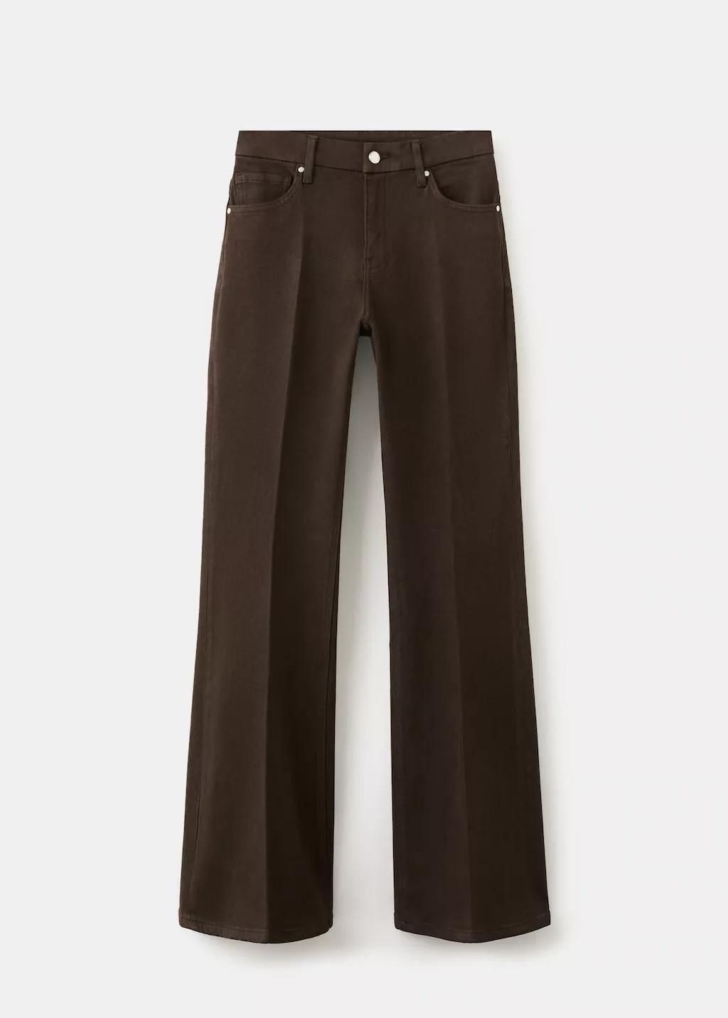Brown Violet Flared High-Rise Jeans, 0201_32, large image number 7