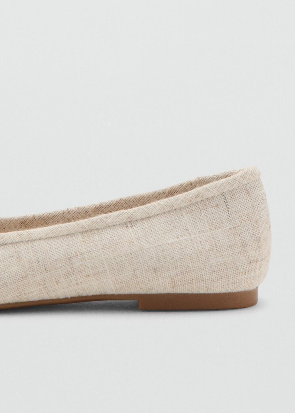 Beige Bow Ballerina, Kids Girls, Light Pastel Brown, large image number 1