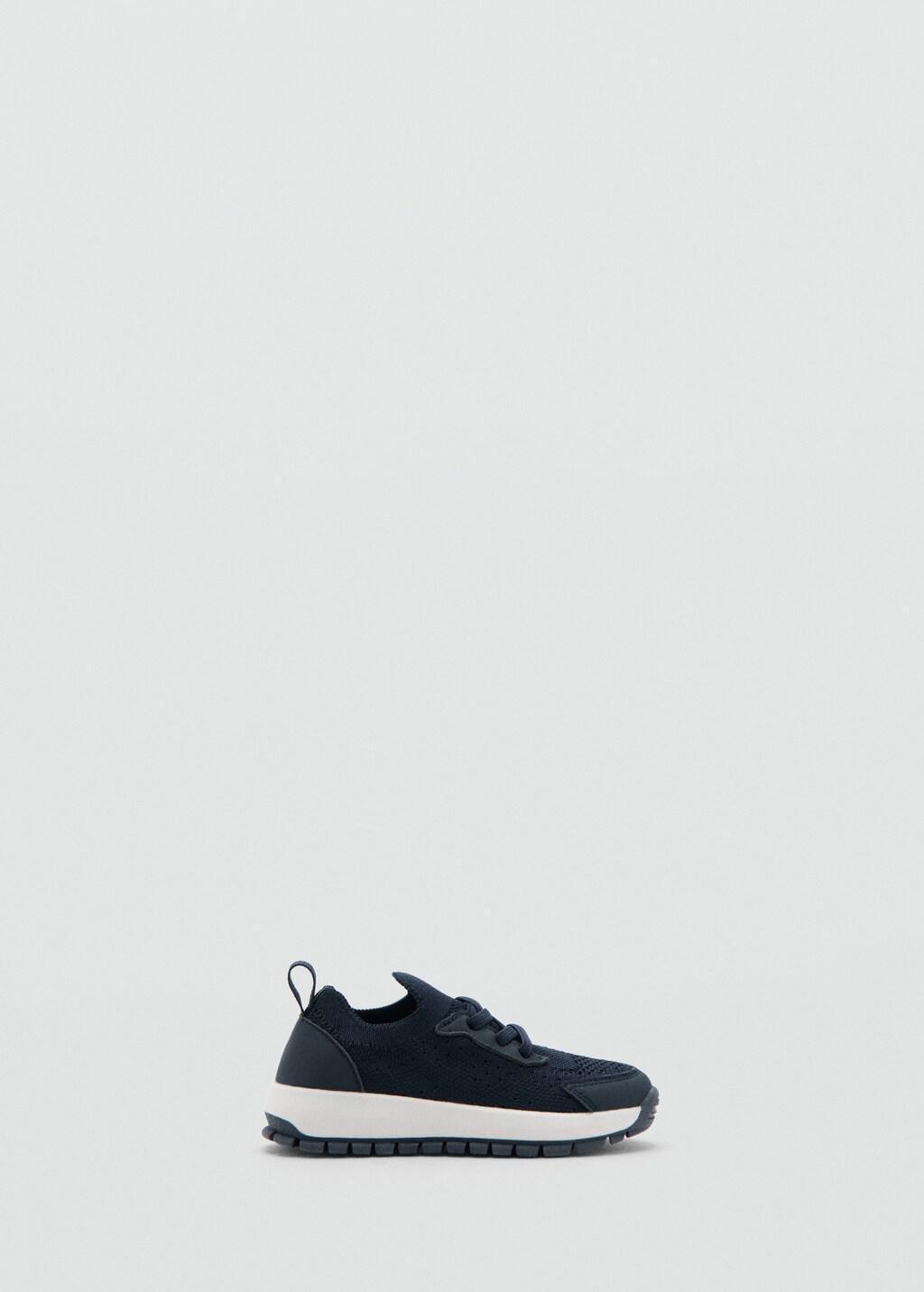 Blue Lace-Up Sneakers, Baby Boy, Medium Blue, large image number 3