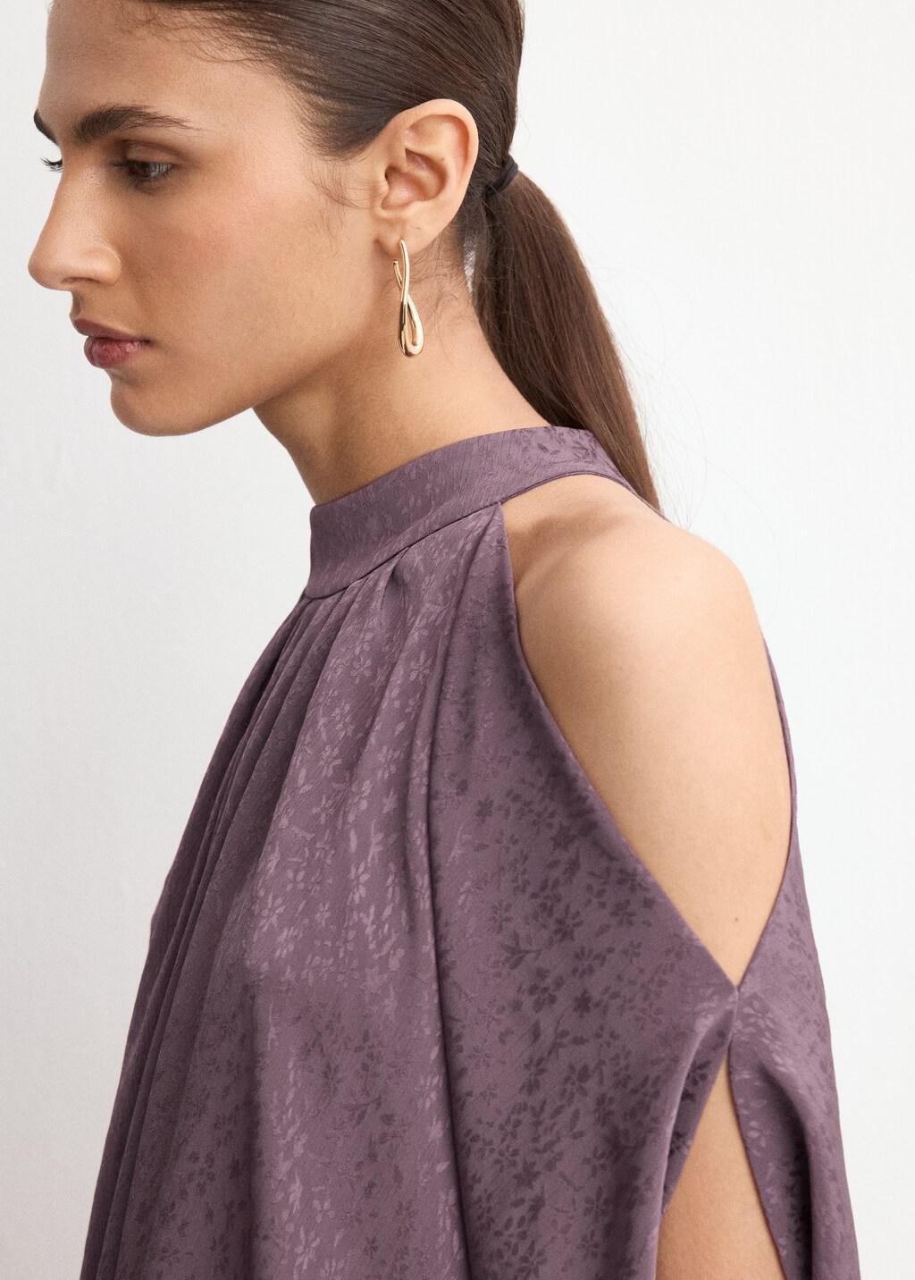 Purple Off-Shoulder Top, Medium Purple, large image number 4