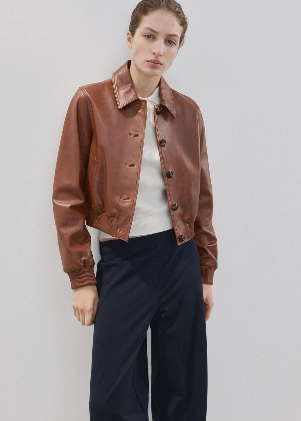 Navy Straight Lyocell Trousers, Navy, large image number 4