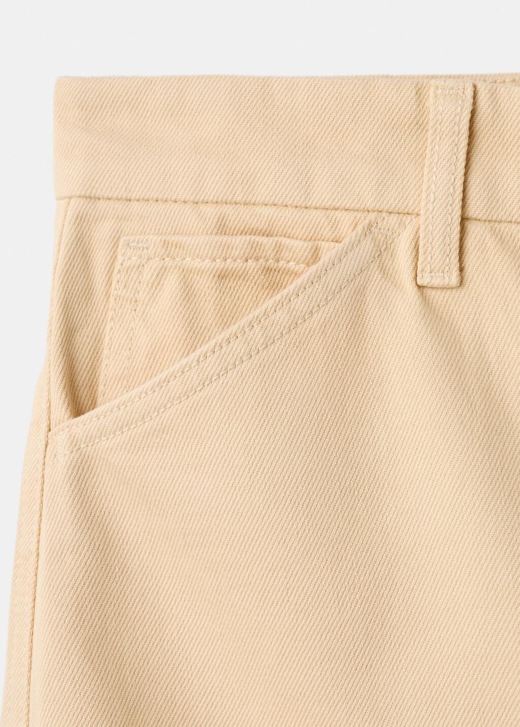 Yellow Mid-Rise Balloon Jeans, Yellow, large image number 1