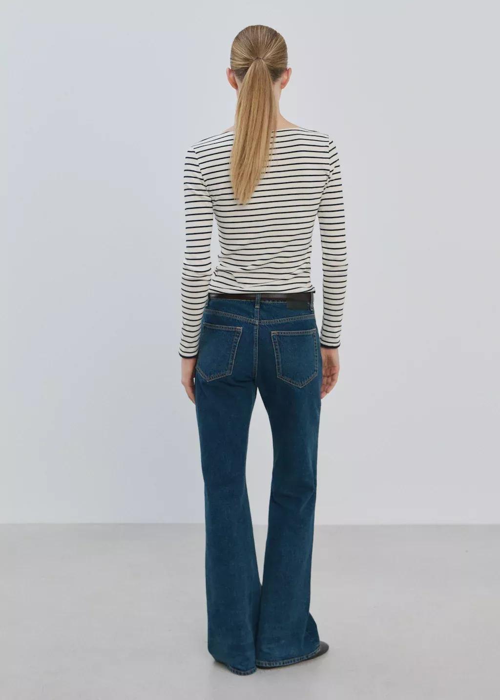 White Cotton Boat Neck T-Shirt, 0201_02, medium