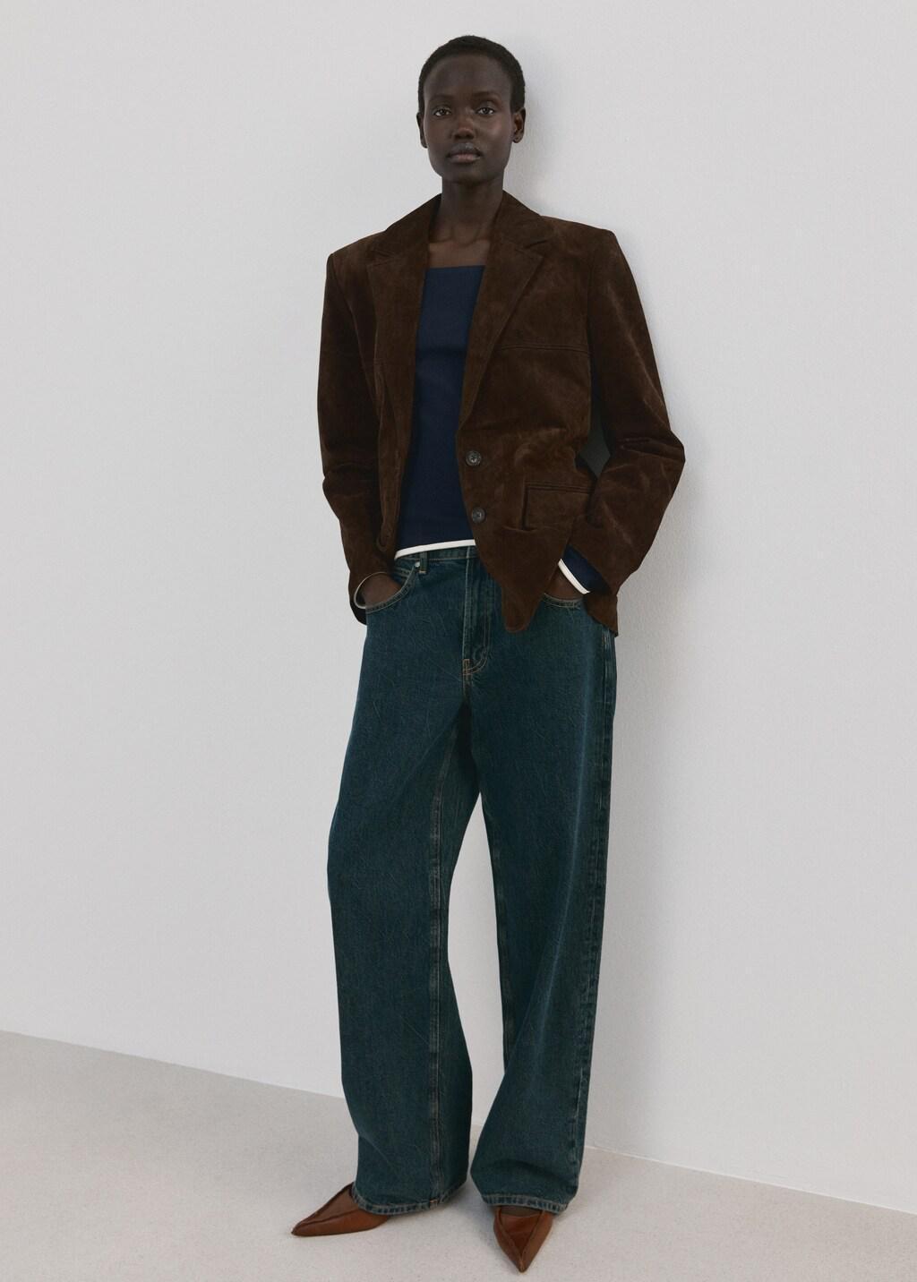 Navy Cotton Boat Neck T-Shirt, 0201_56, large image number 0