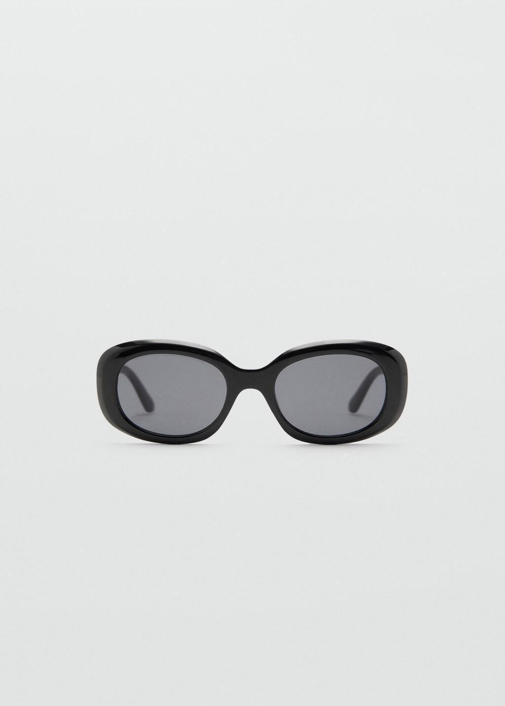 Black Resin Frame Sunglasses, Black, large image number 3