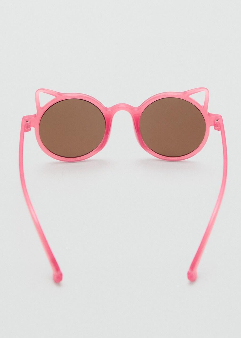 Red Cat Sunglasses, Kids Girls, Red, large image number 1