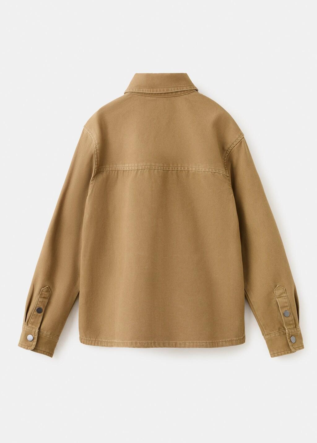 Brown Denim Jacket, Kids Boy, Medium Brown, large image number 2