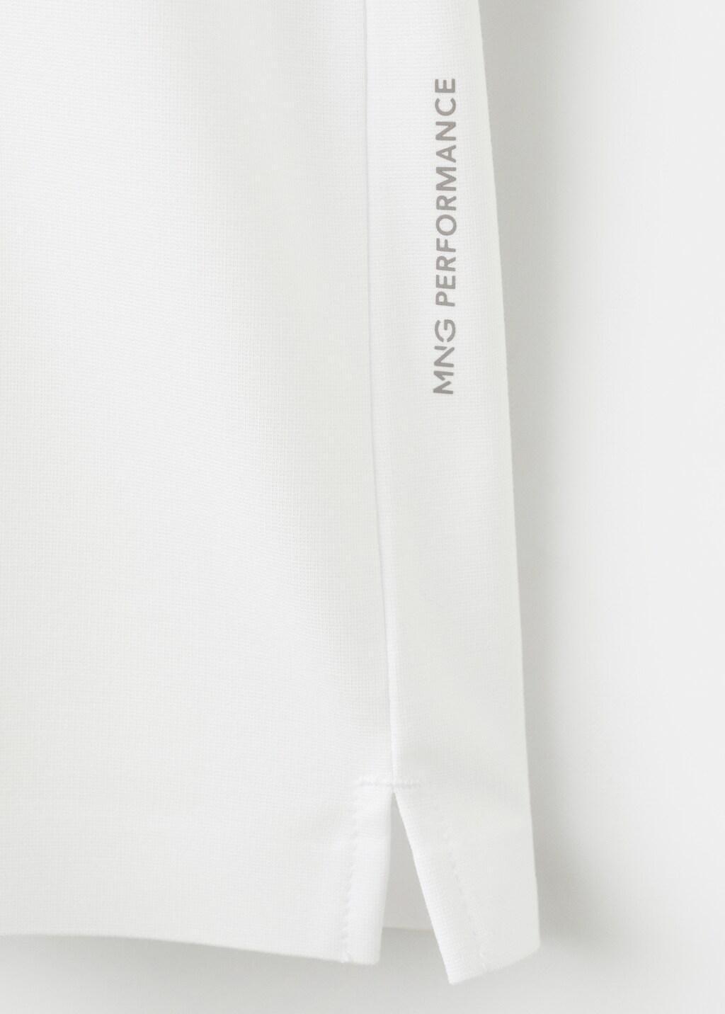 White Slim-Fit Comfort Stretch T-Shirt, White, large image number 5