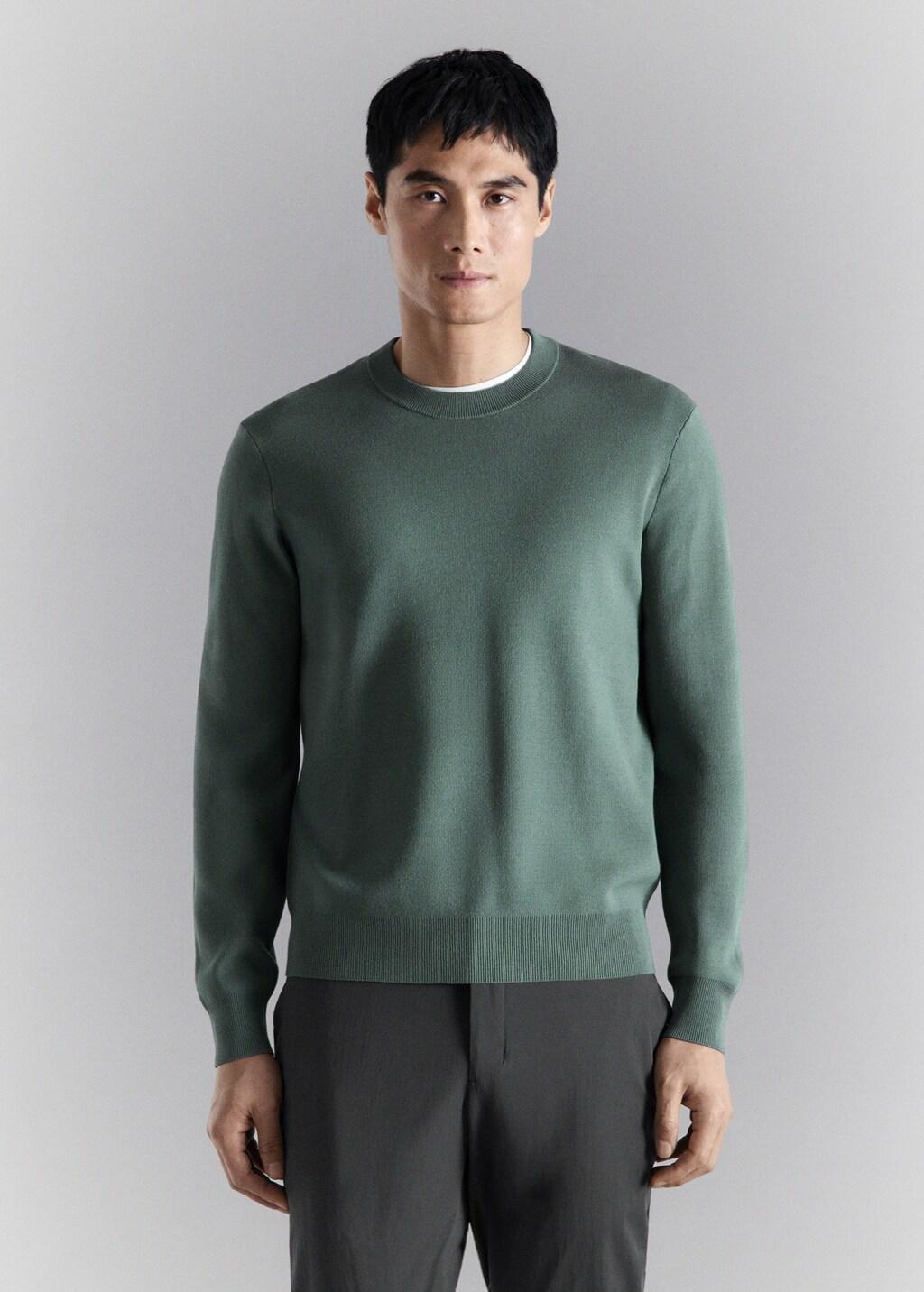 Green Comfort Stretch Jersey, Medium Green, large image number 3