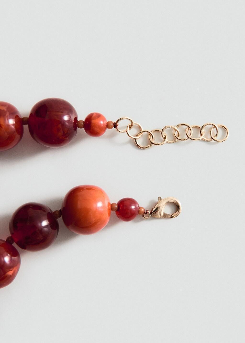 Russet Maxi Ball Necklace, Rust - Copper, large image number 1