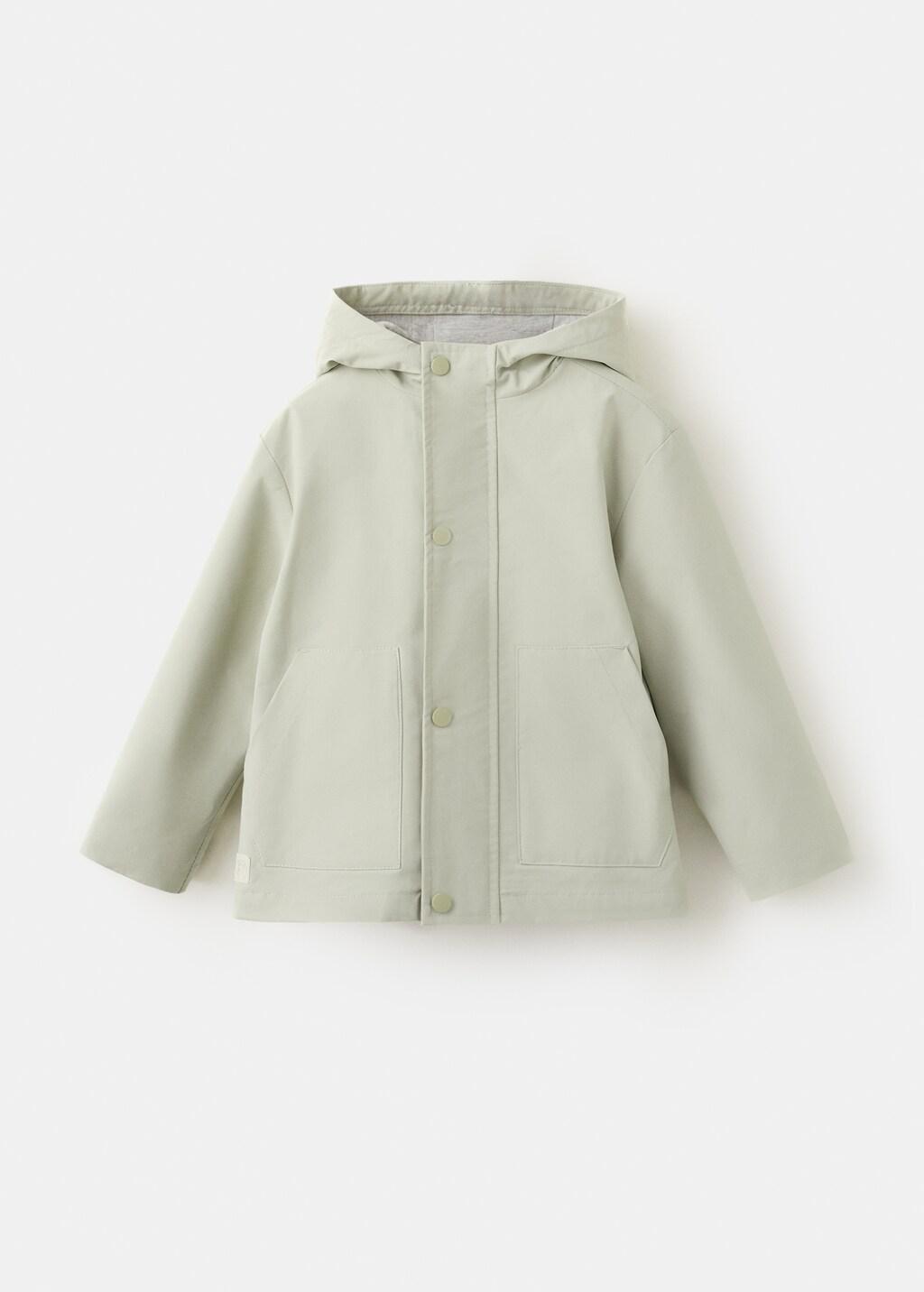 Green Hooded Parka, Baby Boy, Green, large image number 4