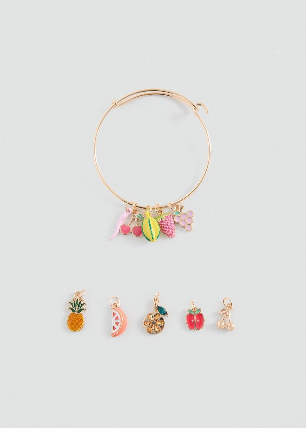 Silver Mixed Charms Bracelet, Kids Girl, Silver, large image number 3