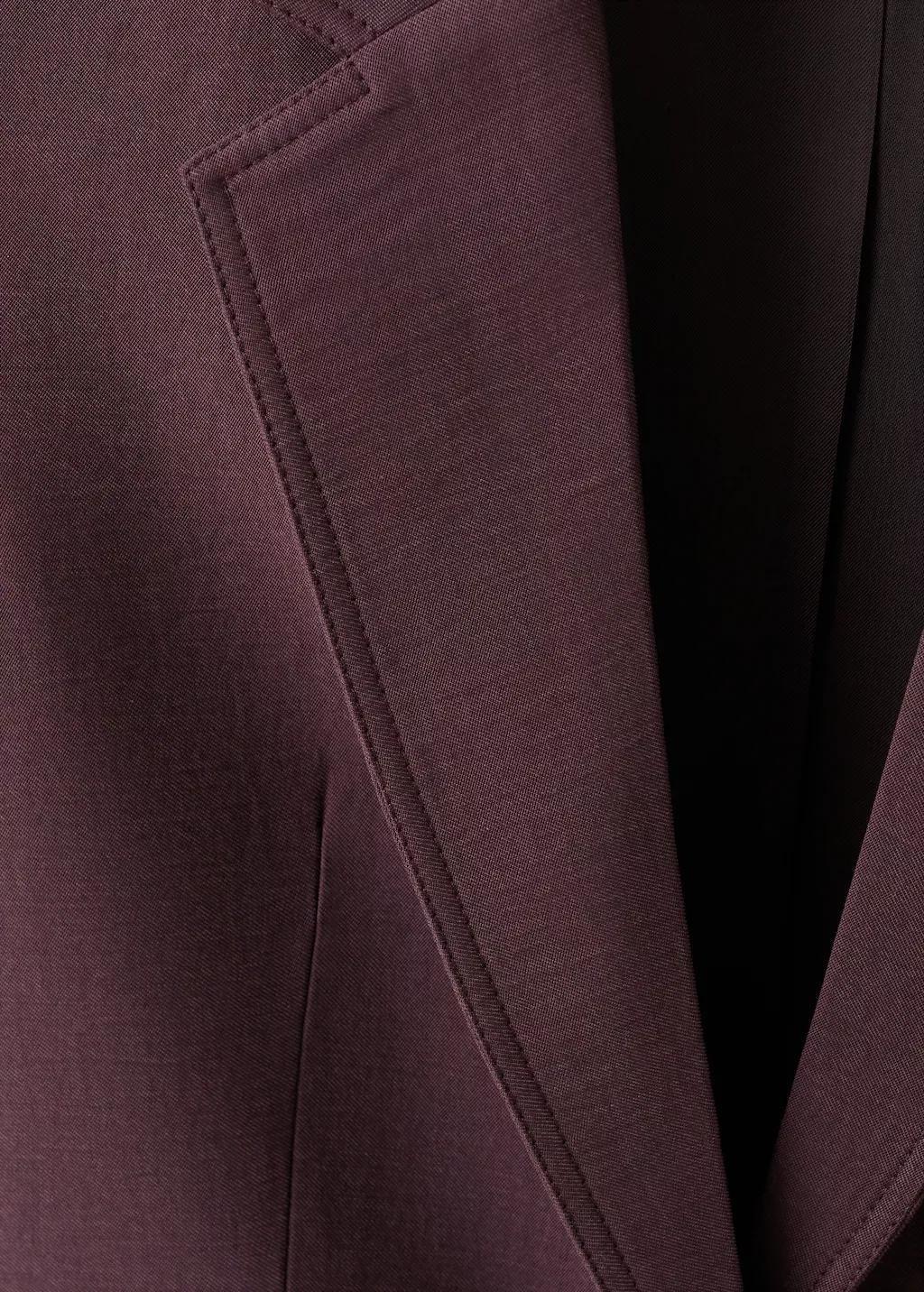 Purple Lyocell Suit Blazer, Medium Purple, medium