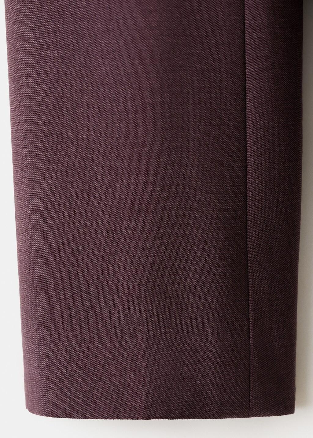 Purple Lyocell Suit Blazer, Medium Purple, large image number 4