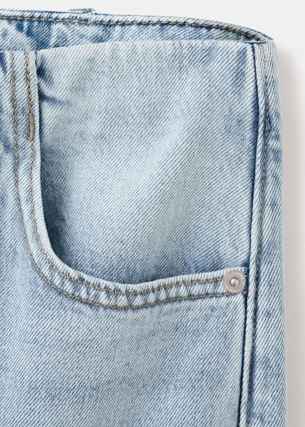 Blue Balloon Seam Jeans, Open Blue, large image number 1