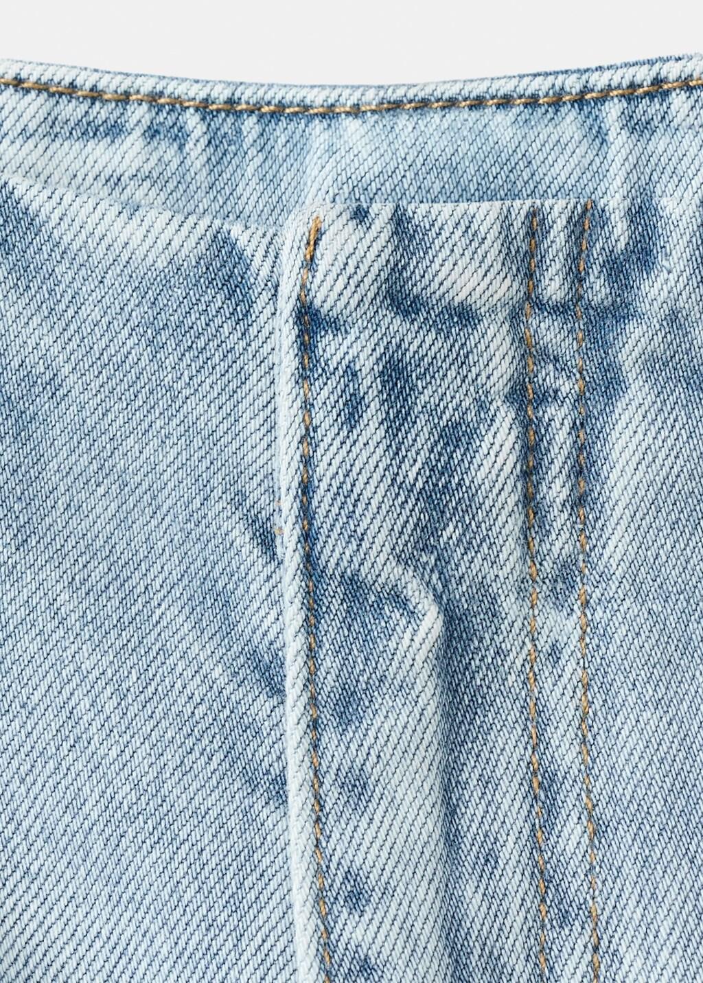 Blue Balloon Seam Jeans, Open Blue, large image number 5