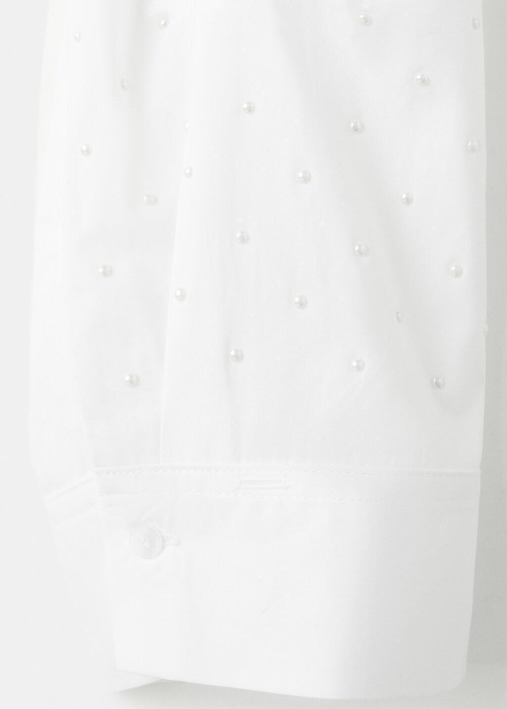 White Pearl Pocket Shirt, Natural White, large image number 5
