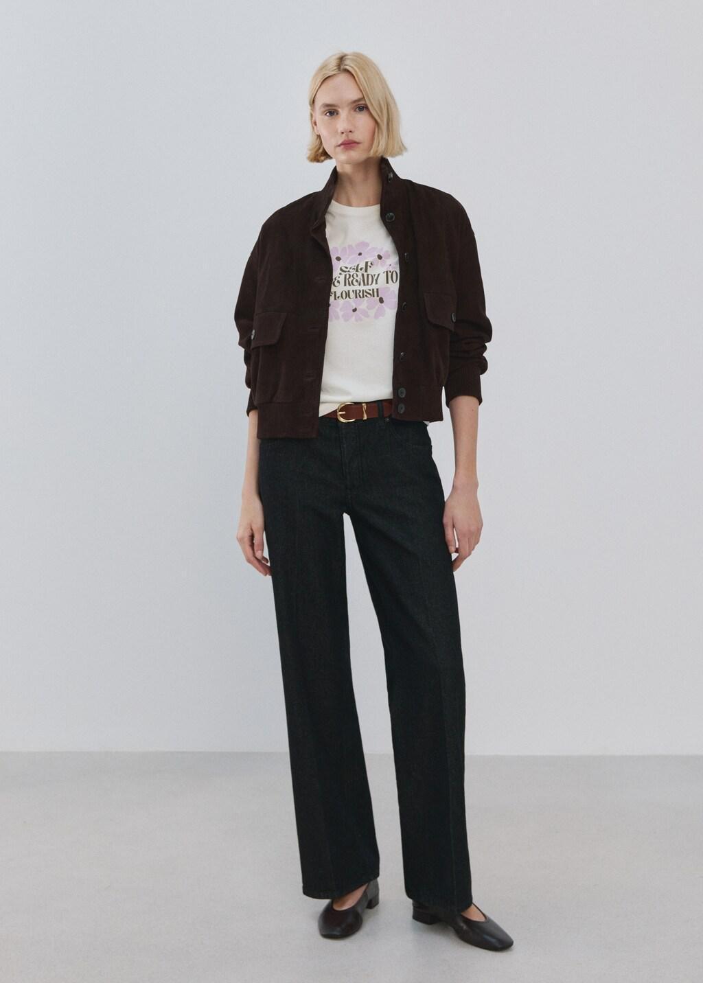 Purple Printed Cotton-Blend T-Shirt, Medium Purple, large image number 0