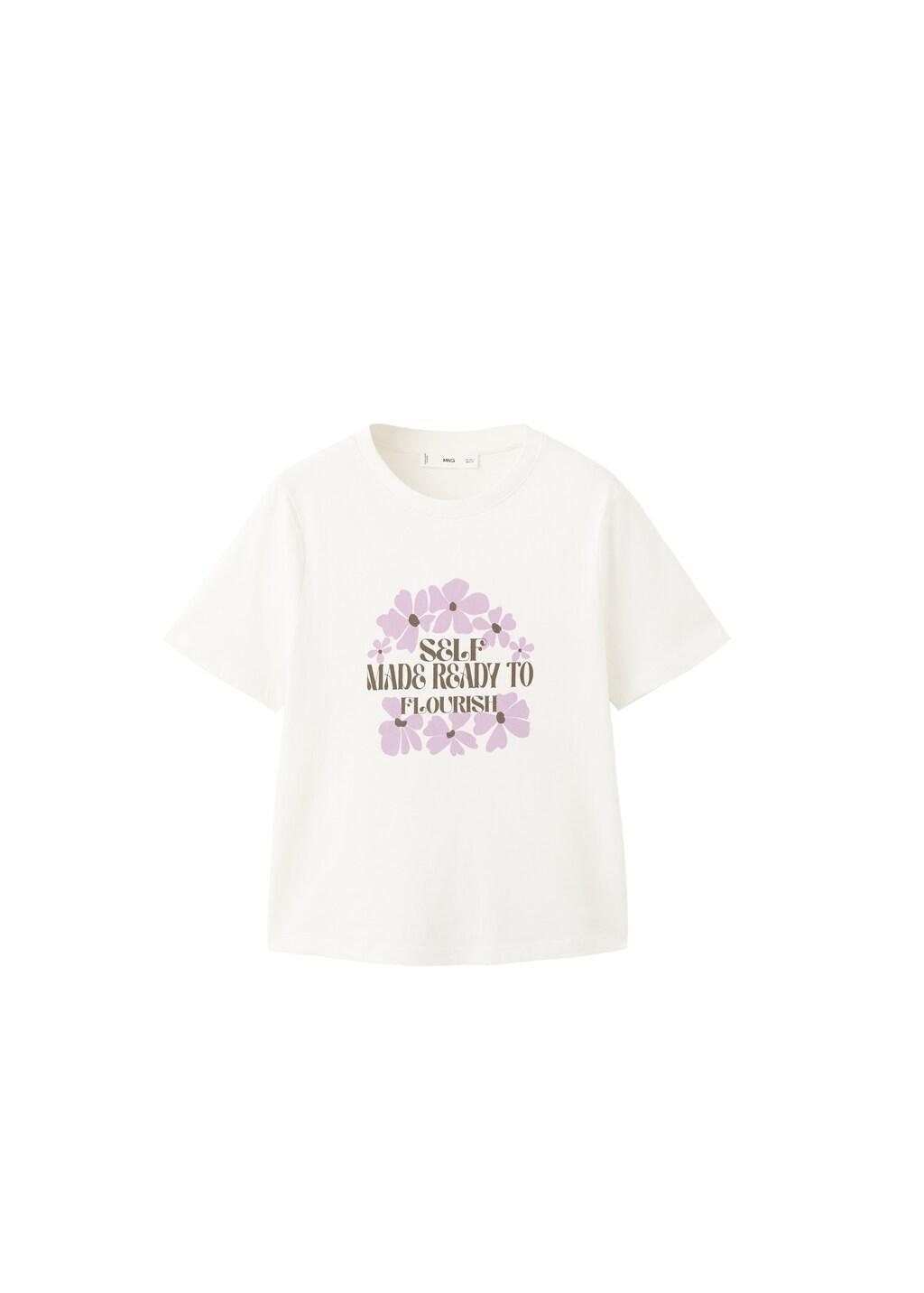 Purple Printed Cotton-Blend T-Shirt, Medium Purple, large image number 6