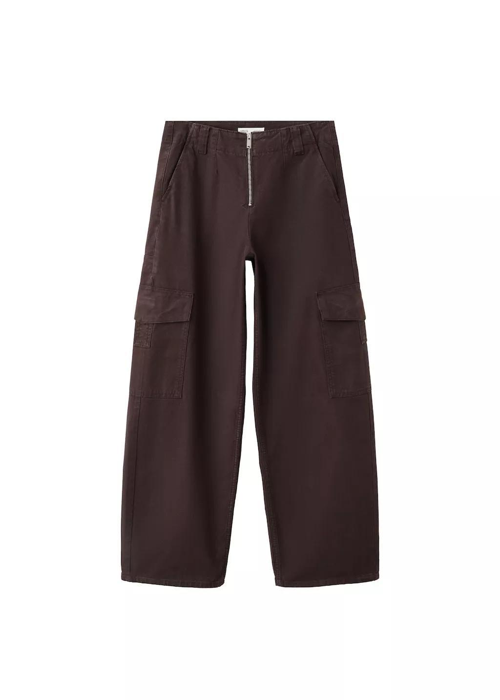 Dark Purple Pocket Cargo Jeans, Dark Purple, large image number 6