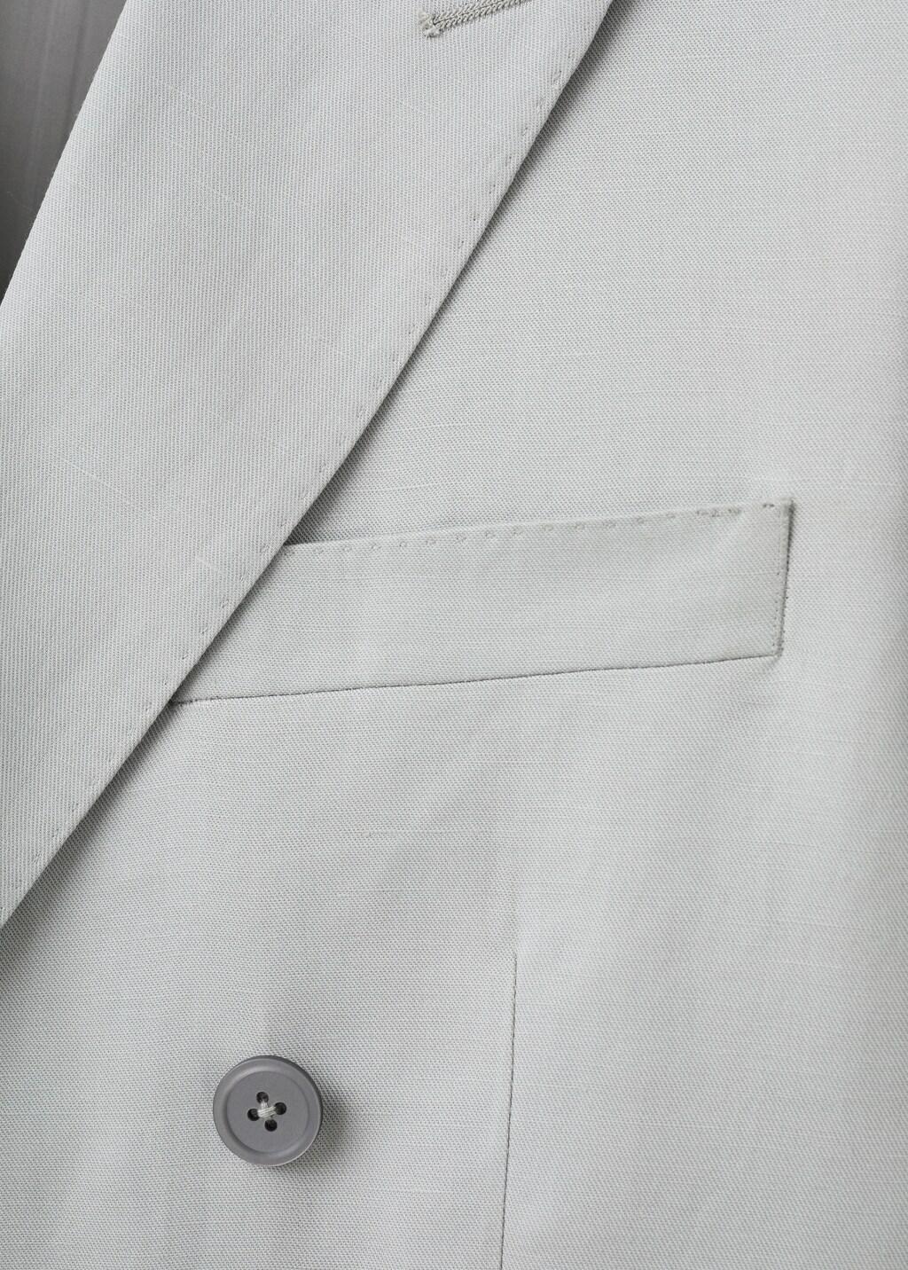 Blue Amalfi Slim Fit Double-Breasted Blazer, Light-Pastel Blue, large image number 1