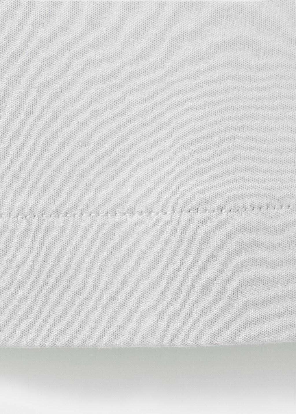 White 100% Cotton Fine-Knit Polo Shirt, Natural White, large image number 5