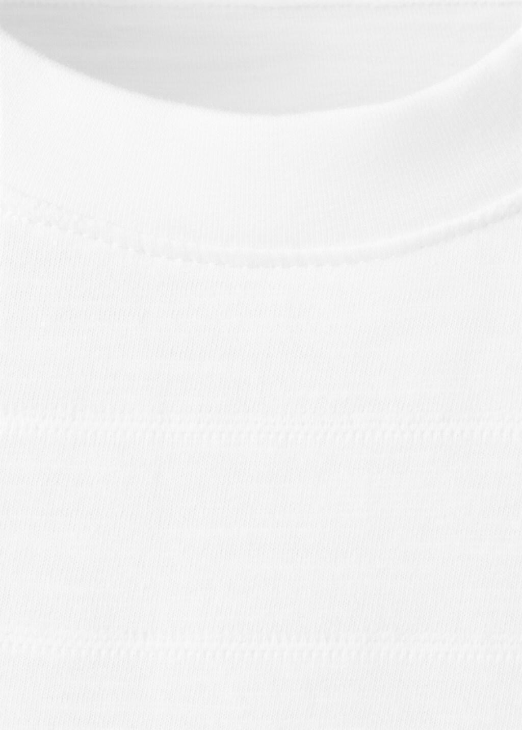White Cotton T-Shirt, Kids Boy, White, large image number 1