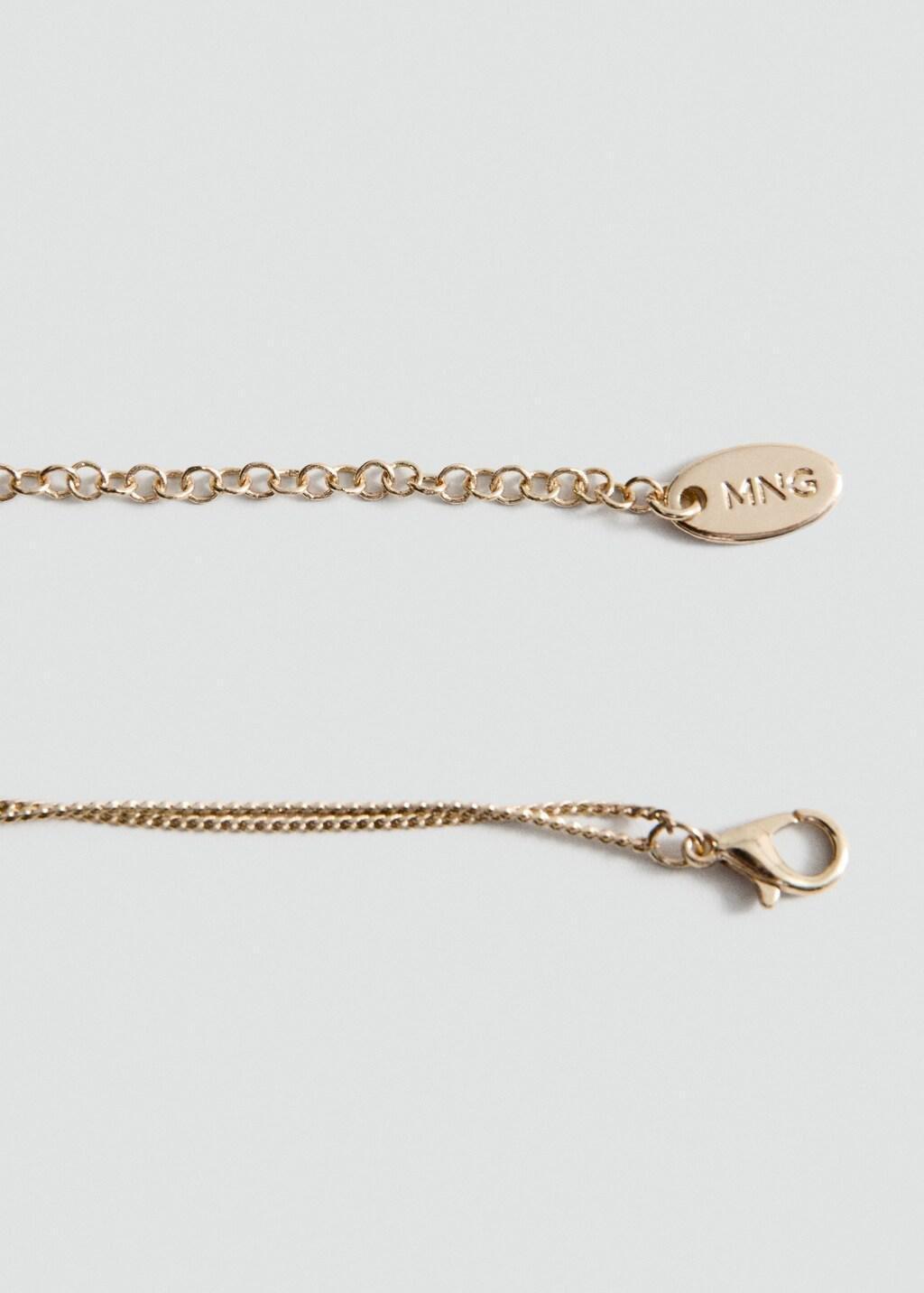 Gold Mixed Bead Necklace, Gold, large image number 0