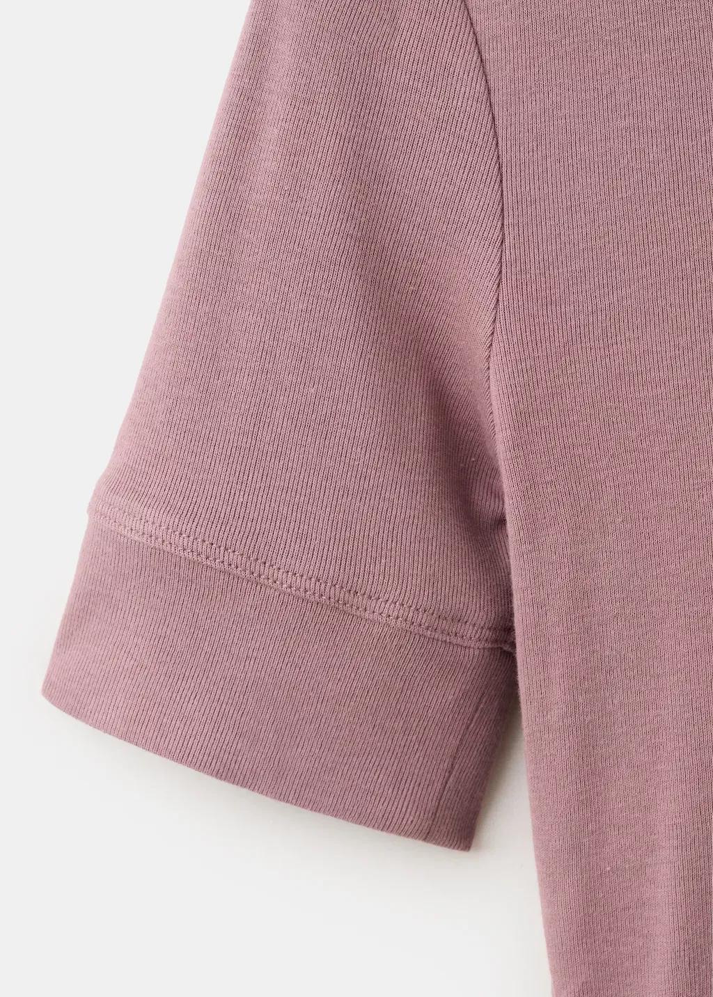 Purple Lt Pastel Short-Sleeved Fitted T-Shirt, Light-Pastel Purple, large image number 1