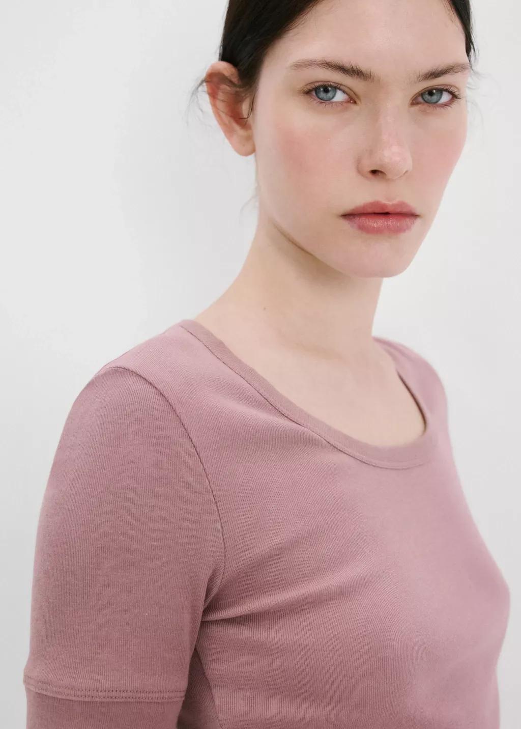 Purple Lt Pastel Short-Sleeved Fitted T-Shirt, Light-Pastel Purple, large image number 4