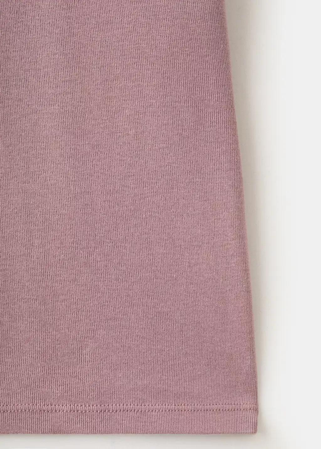 Purple Lt Pastel Short-Sleeved Fitted T-Shirt, Light-Pastel Purple, large image number 5