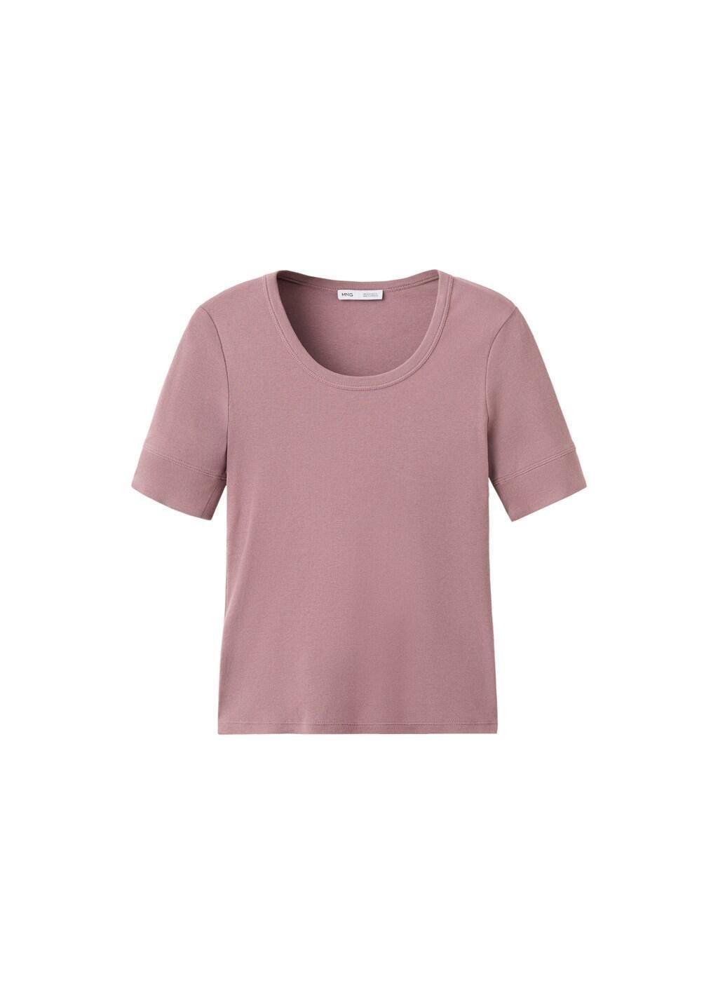 Purple Lt Pastel Short-Sleeved Fitted T-Shirt, Light-Pastel Purple, large image number 7