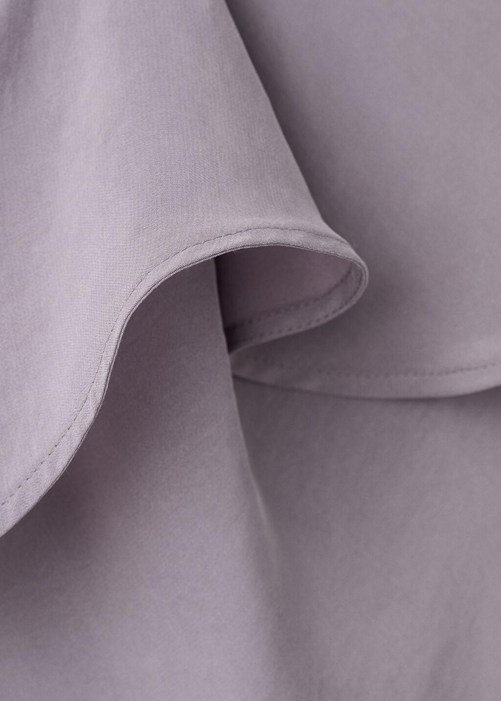 Purple Lt Pastel Long Ruffled Dress, Light-Pastel Purple, large image number 1