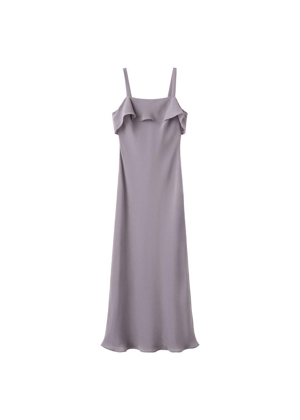 LT-PASTEL PURPLE Long ruffled dress, Light-Pastel Purple, large image number 6