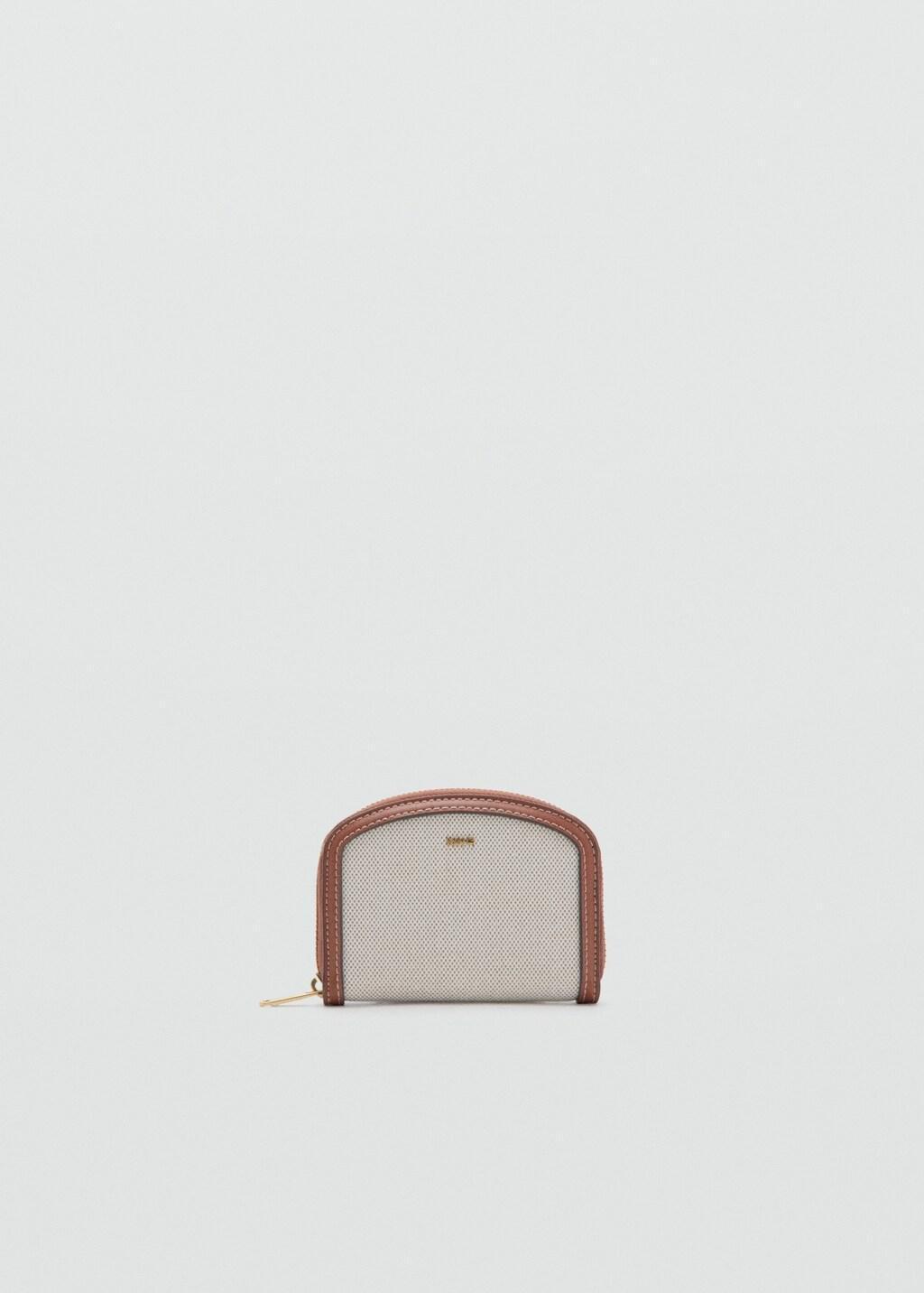 Beige Medium Texture Wallet, Light Beige, large image number 3