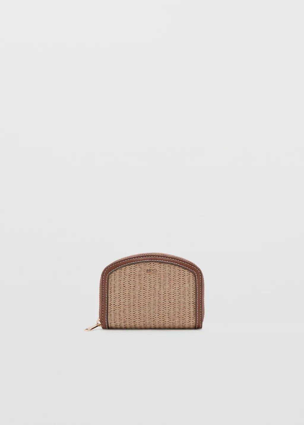 Beige Medium Texture Wallet, Light Beige, large image number 3