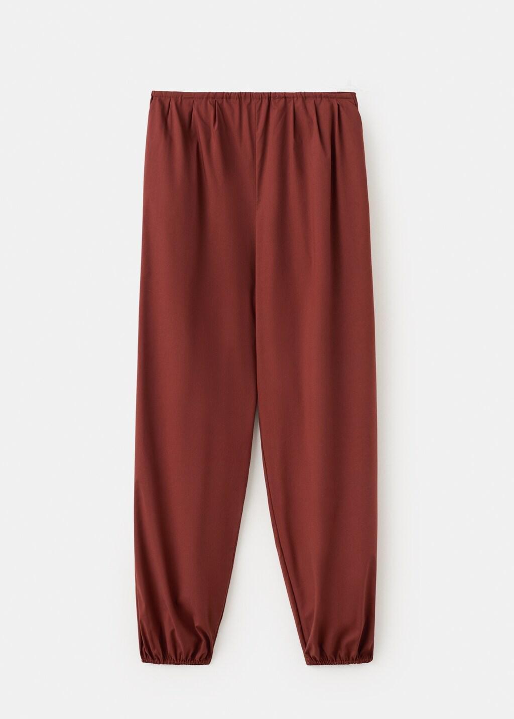 Orange High-Waisted Harem Pants, Medium Orange, large image number 6