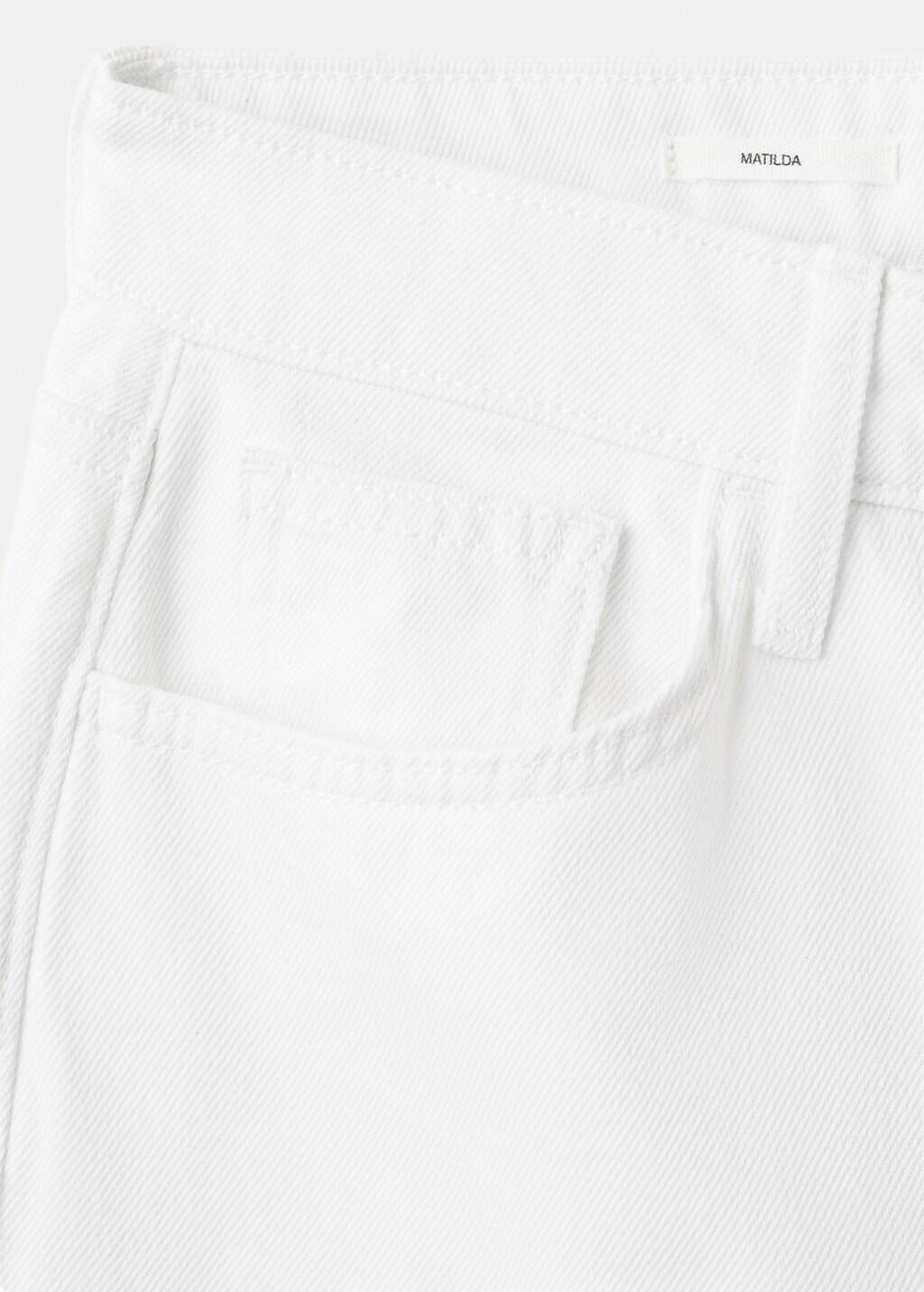 WHITE Matilda high-rise straight jeans, White, large image number 5