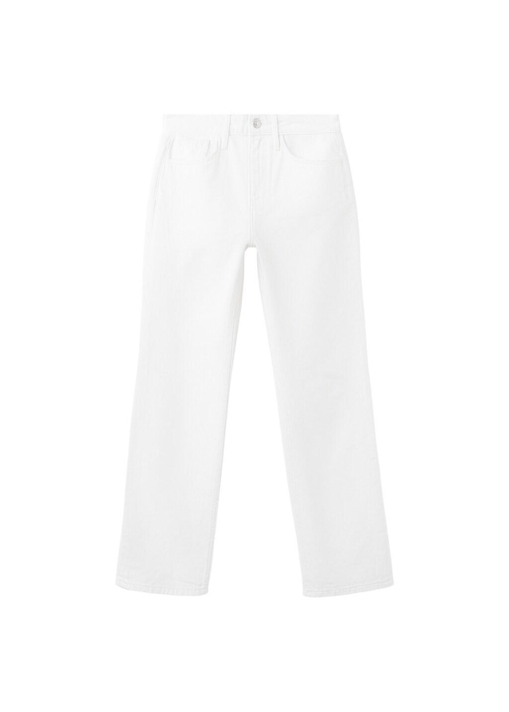 WHITE Matilda high-rise straight jeans, White, large image number 6