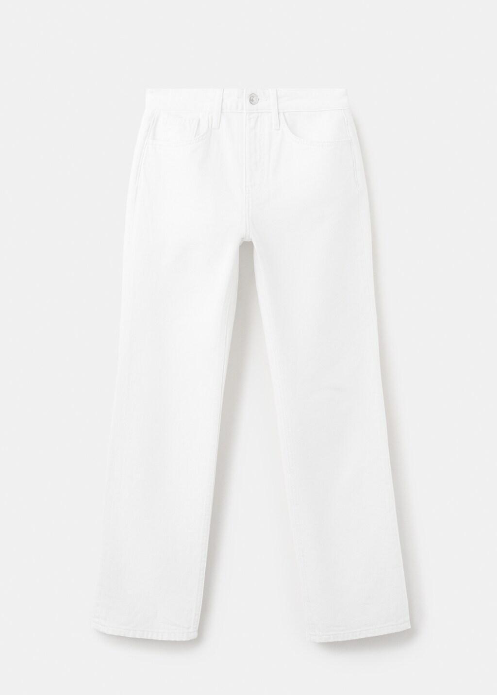 WHITE Matilda high-rise straight jeans, White, large image number 7