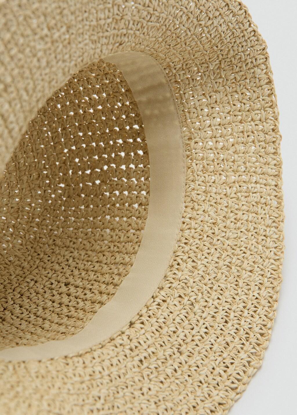 Beige Natural Fibre Bucket Hat, 0201_05, medium