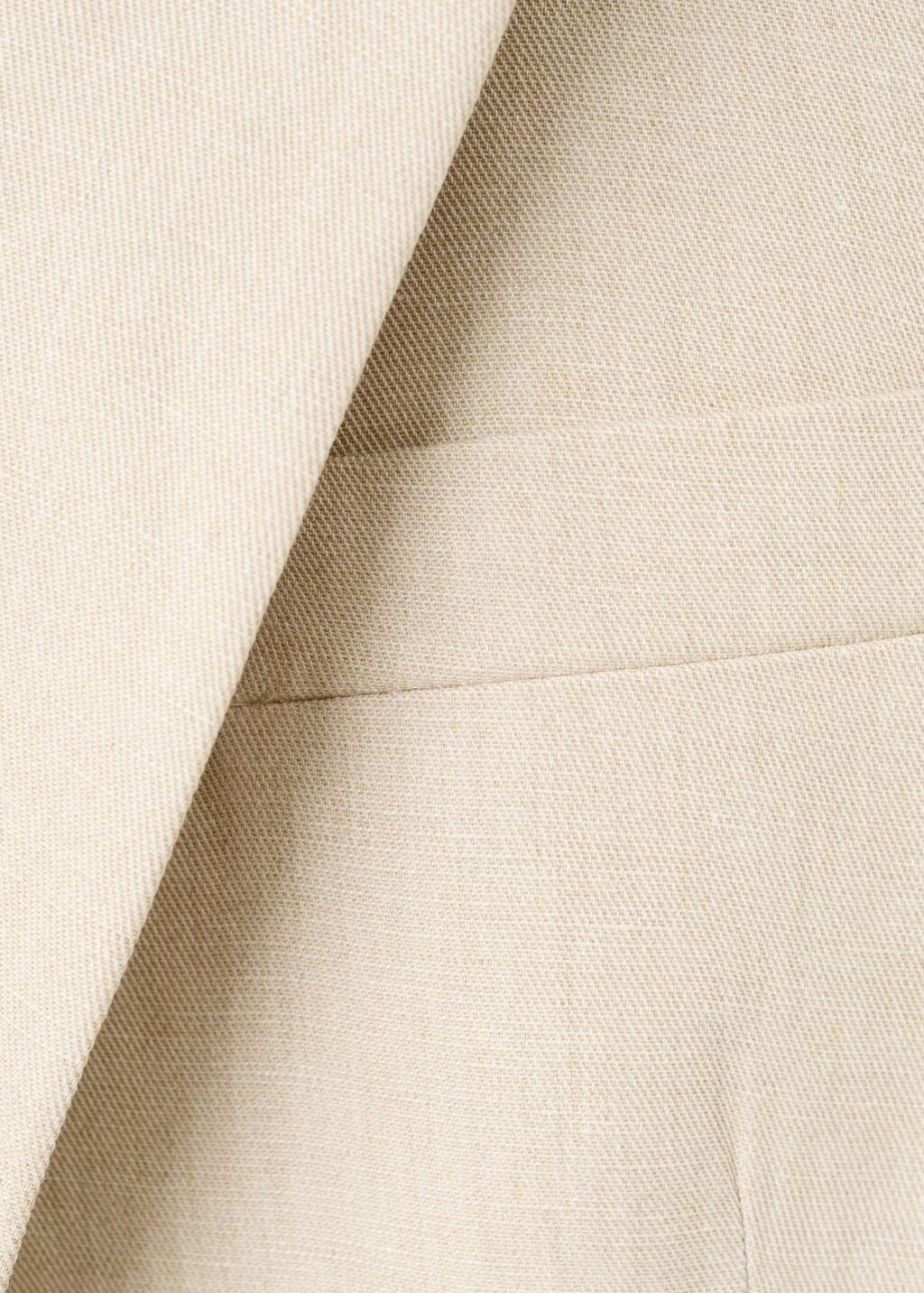 Brown Lt Pastel Straight-Fit Suit Blazer, 0201_07, large image number 5